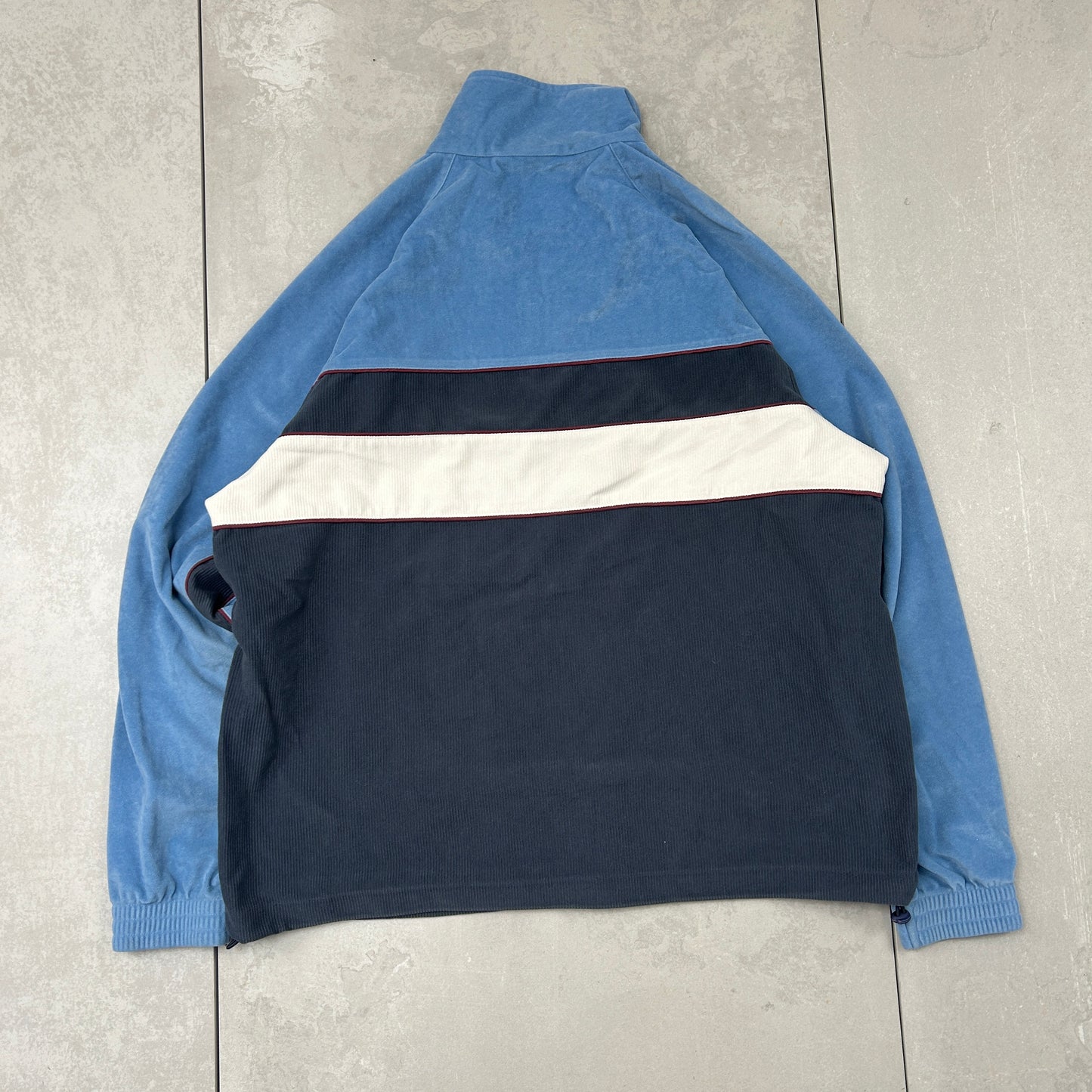 Vintage Diadora Blue Tracksuit Track Shell Windbreaker Jacket - L