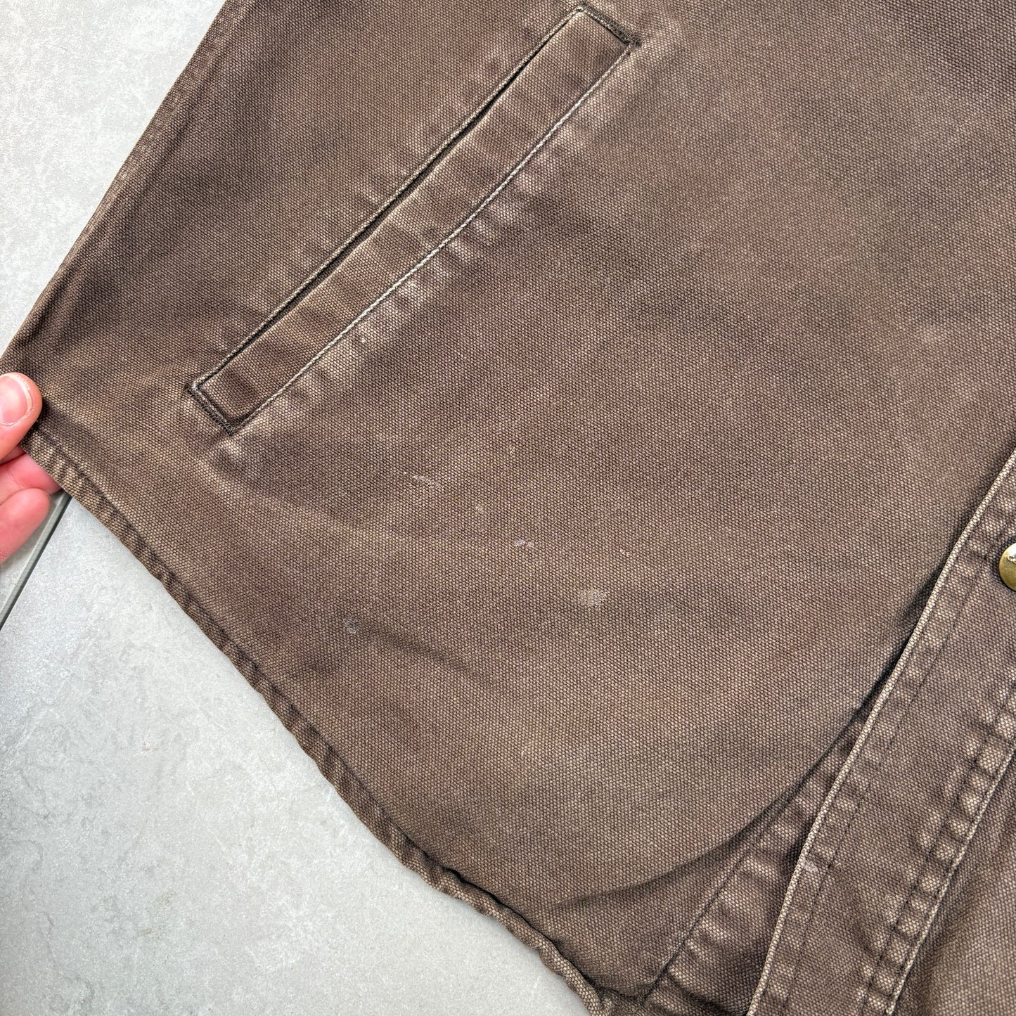 Vintage Carhartt Michigan Chore Brown Workwear Jacket - M