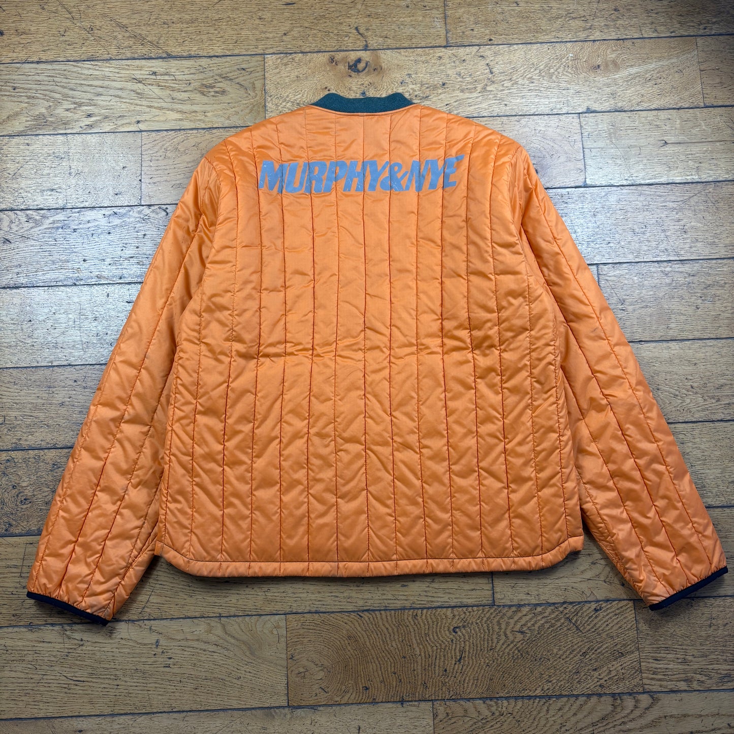 Vintage Murphy and Nye Orange Quilted Puffer Jacket - XL