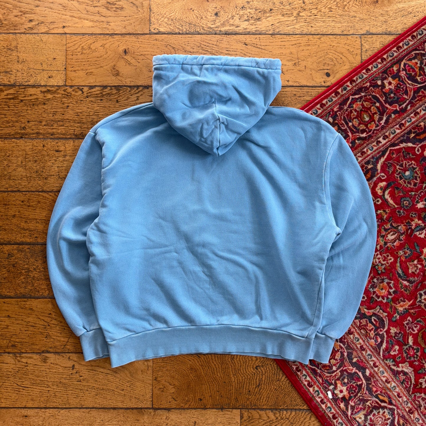 Vintage Carhartt Wip Blue Overdyed Boxy Embroidered Sweatshirt - M