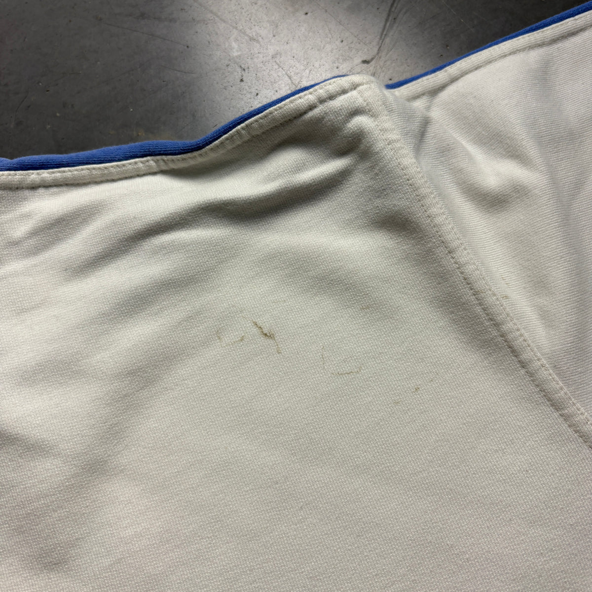 Vintage 90s Levi's White Blue Embroidered Sweatshirt - XL