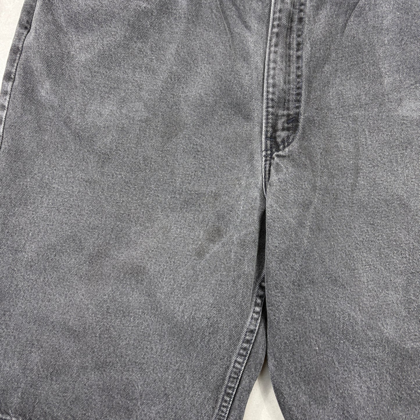 Vintage Levis 550 Black Orange Tab Baggy Denim Shorts - 40