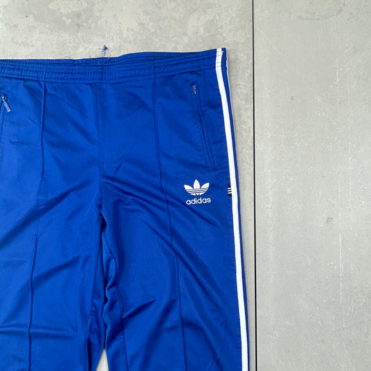 Vintage Adidas Blue Baggy Tracksuit Track Pants Bottoms - XL
