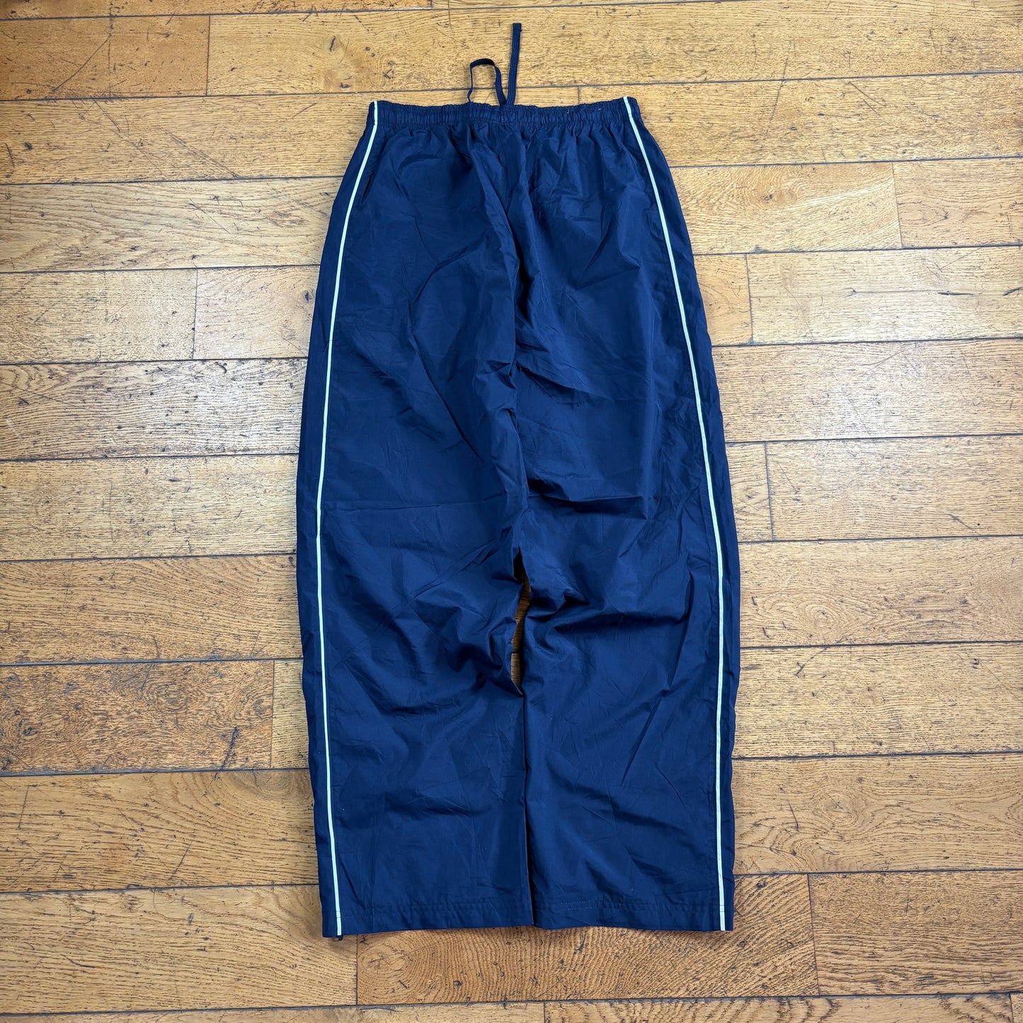 Vintage Champion Navy Baggy Tracksuit Sweatpants Track Pants Bottoms - M