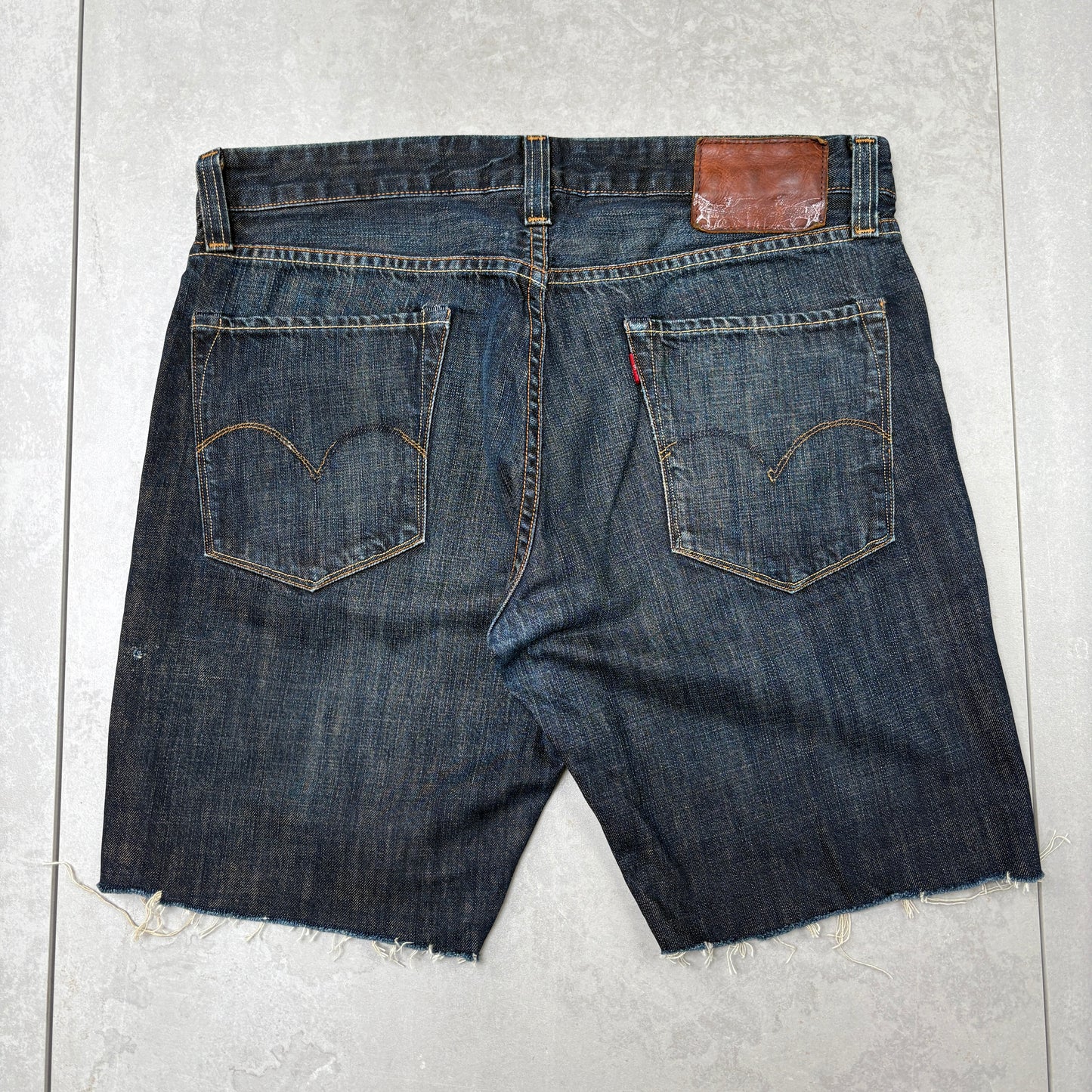Vintage Levis Blue Denim Shorts - 36
