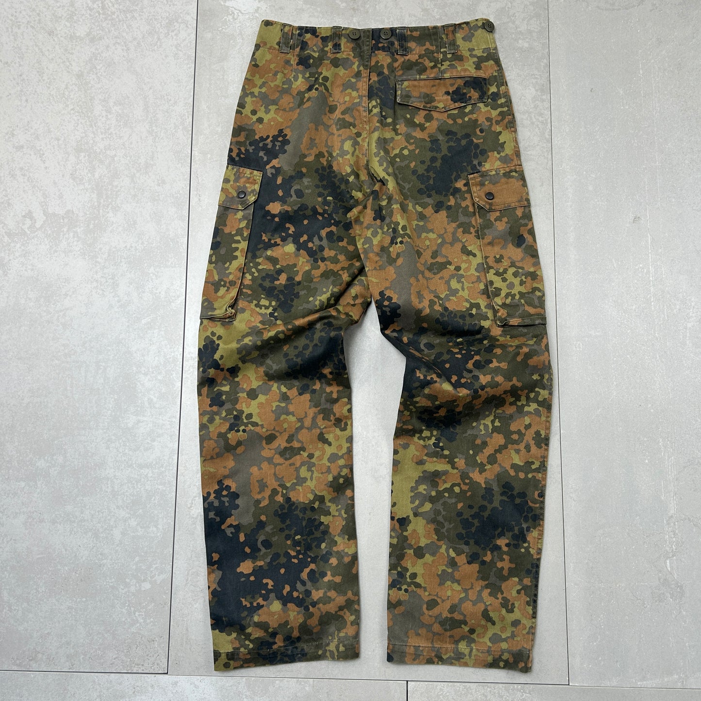 Vintage Real Tree Camo Baggy Khaki Cargo Workwear Hunting Trousers - 32