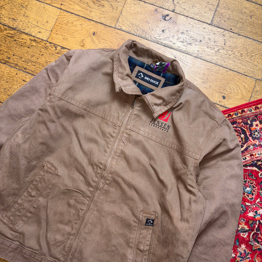 Vintage Brown Workwear Carhartt Style Jacket - XL