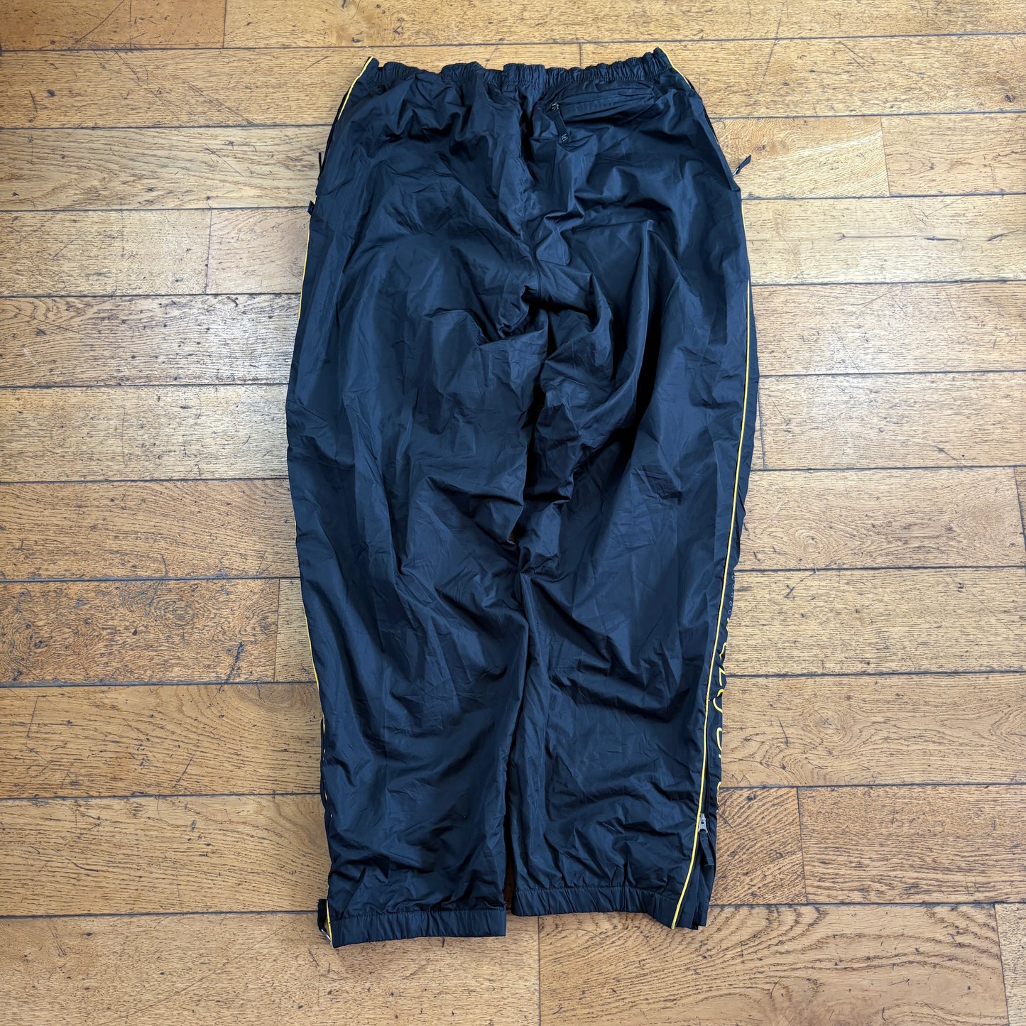Vintage Polo Sport Black Baggy Tracksuit Sweatpants Track Pants Bottoms - XXL