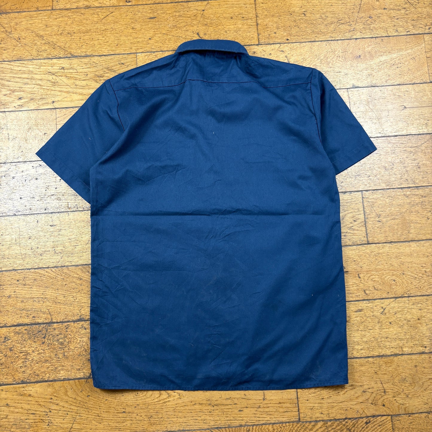 Vintage Dickies Navy Short Sleeve Workwear Shirt - M