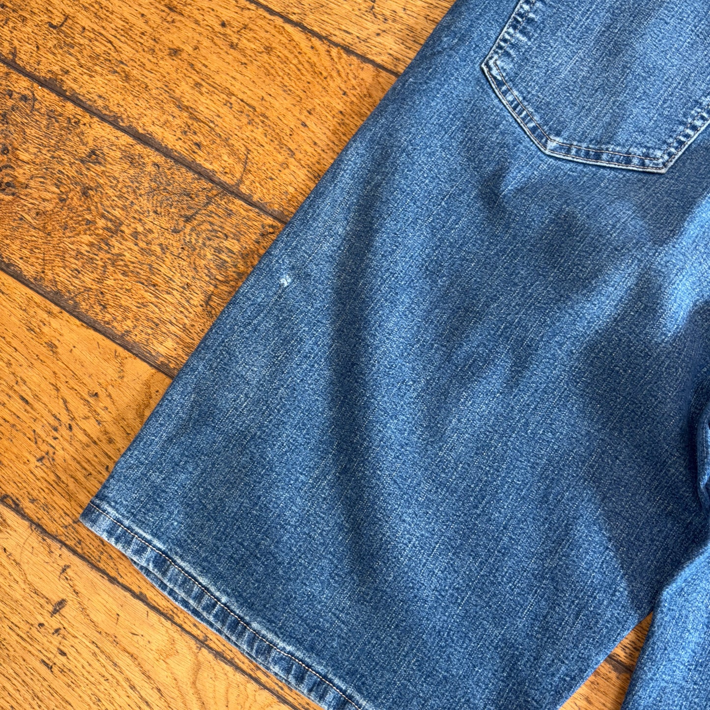 Vintage Dickies Workwear Carpenter Blue Baggy Shorts - 40