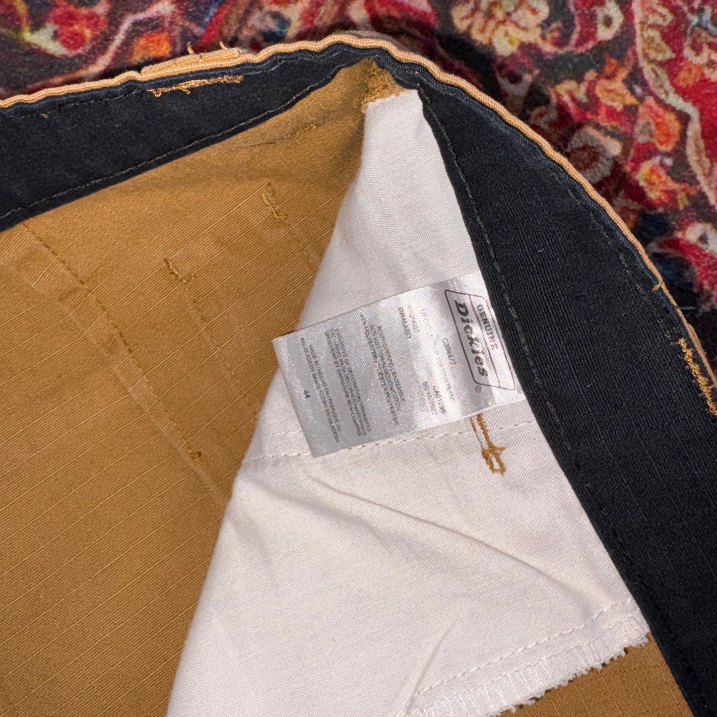 Vintage Dickies Workwear Carpenter Brown Baggy Shorts - 44