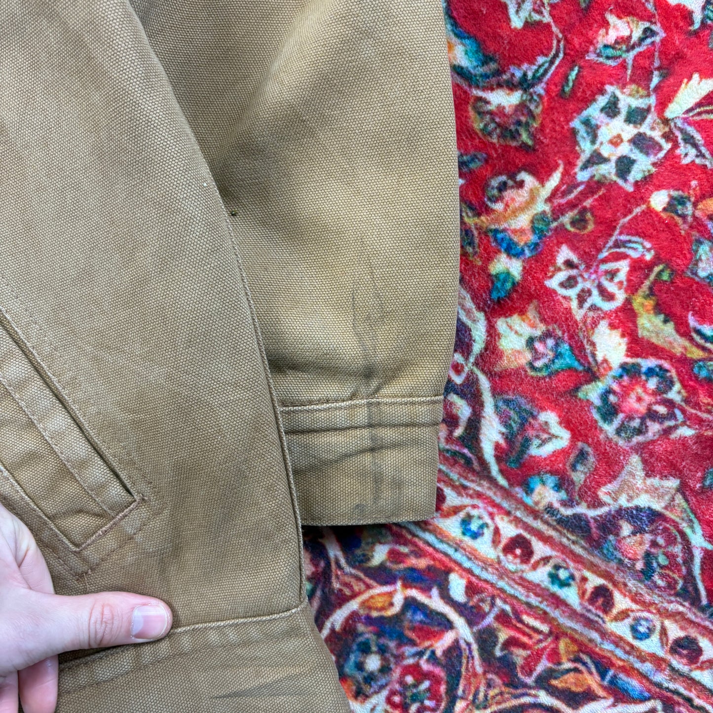 Vintage Workwear Brown Green Heavyweight Detroit Jacket - M