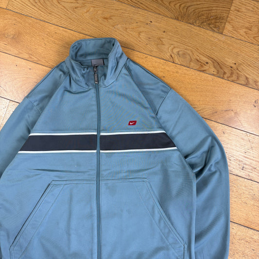 Vintage Nike Blue Tracksuit Track Shell Windbreaker Jacket - S