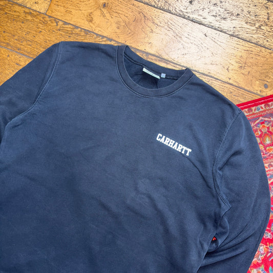 Vintage Carhartt Wip Black Sweatshirt - L