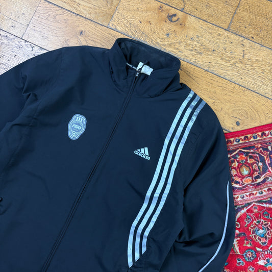 Vintage Adidas Black Tracksuit Track Shell Windbreaker Jacket - M