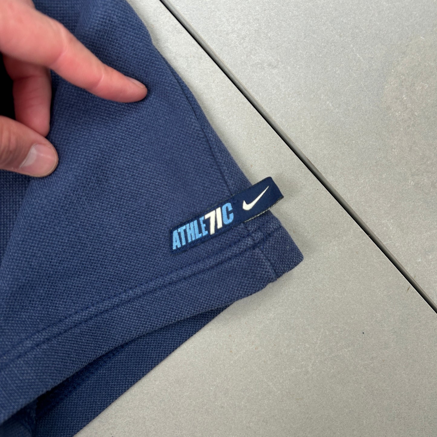 Vintage Nike Athletics Embroidered Blue Sweatshirt - S