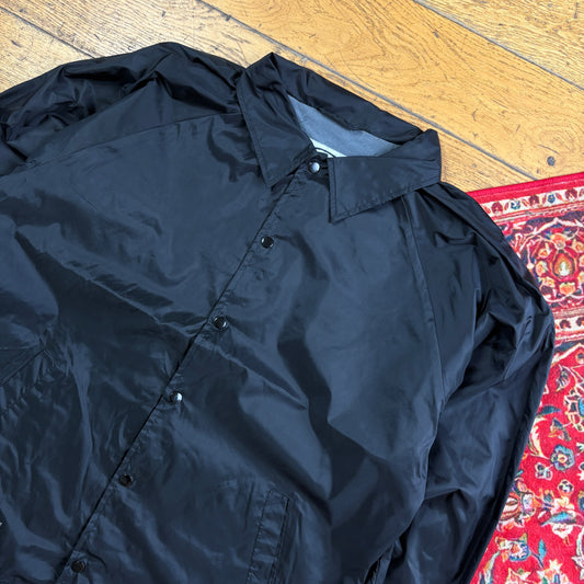 Vintage Black Nylon Coach Harrington Jacket - M