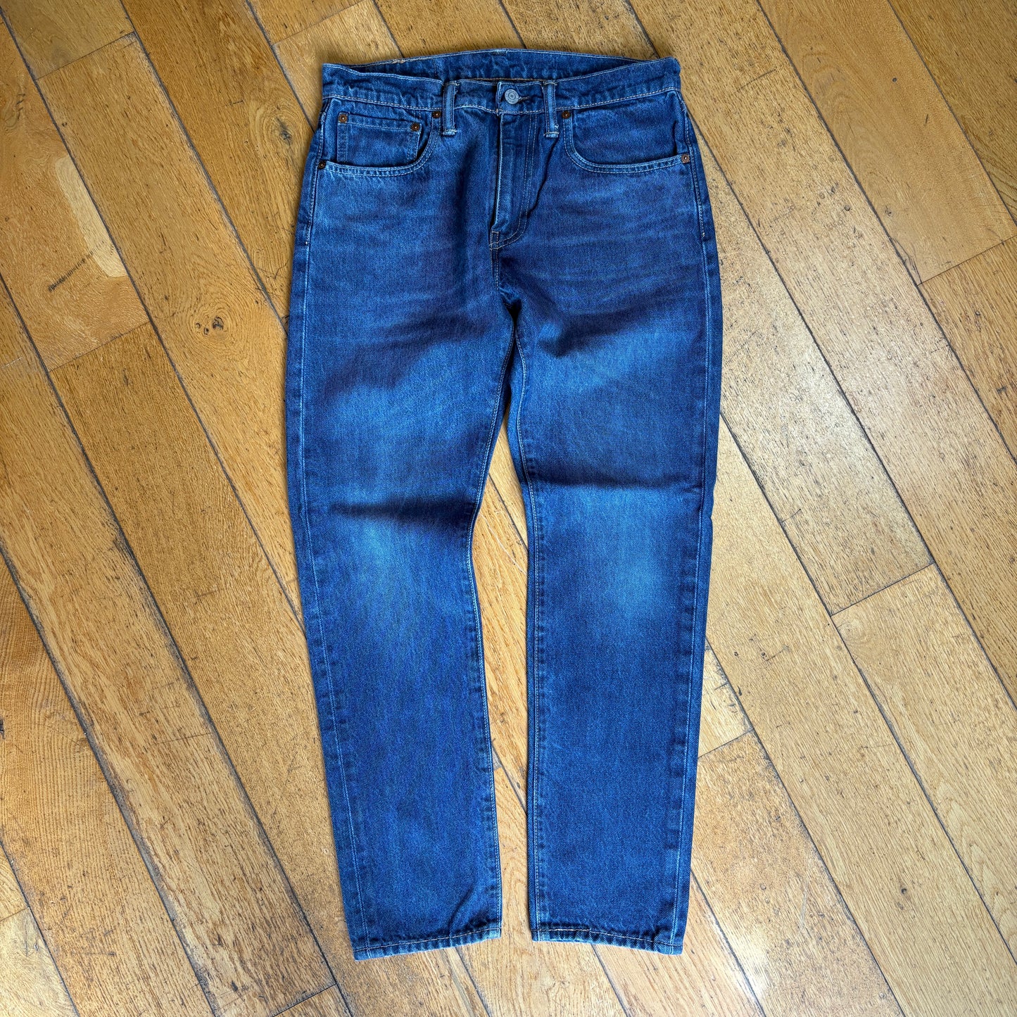 Vintage Levis 512 Slim Taper Blue Denim Jeans - 31