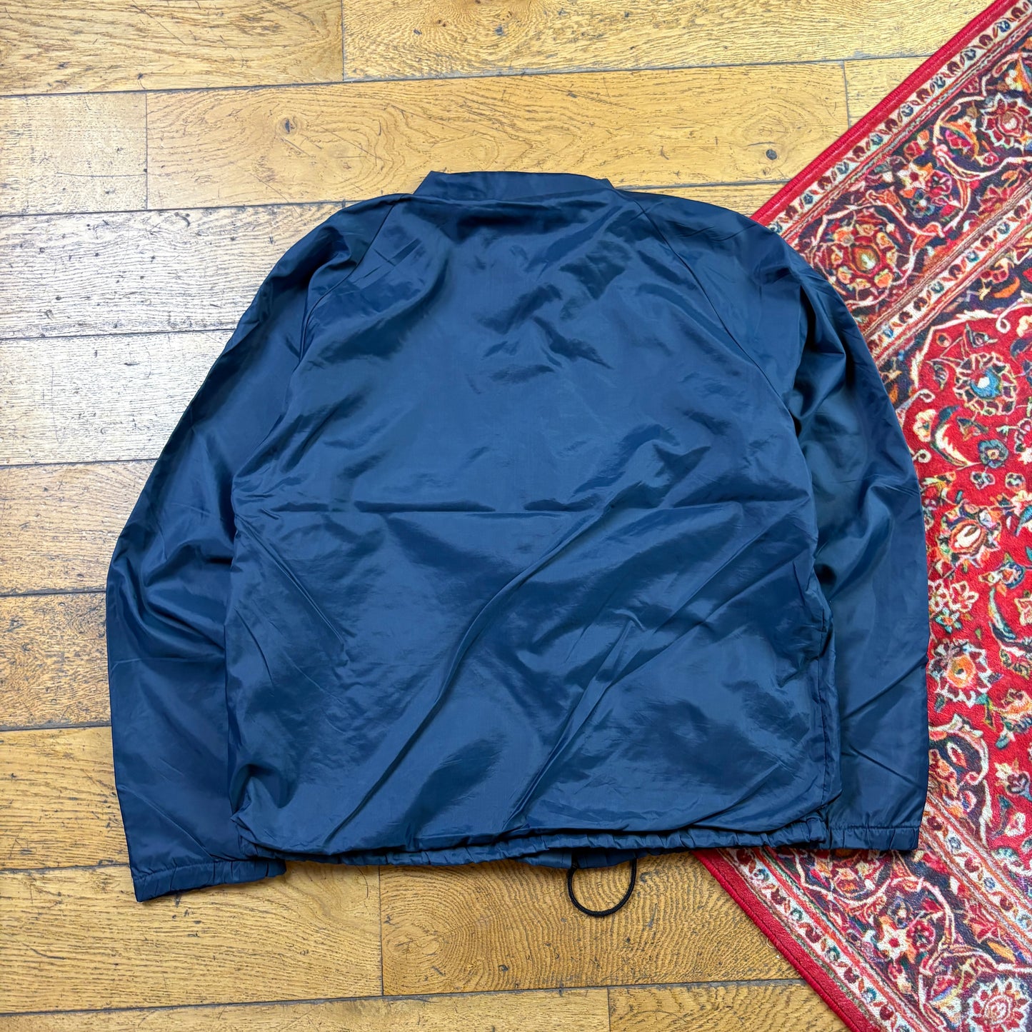 Vintage Navy Nylon Coach Harrington Jacket - M