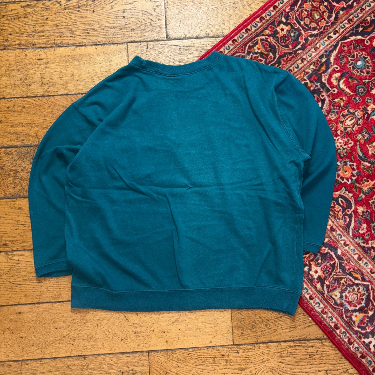 Vintage Patagonia Womens Green Blue Sweatshirt - S
