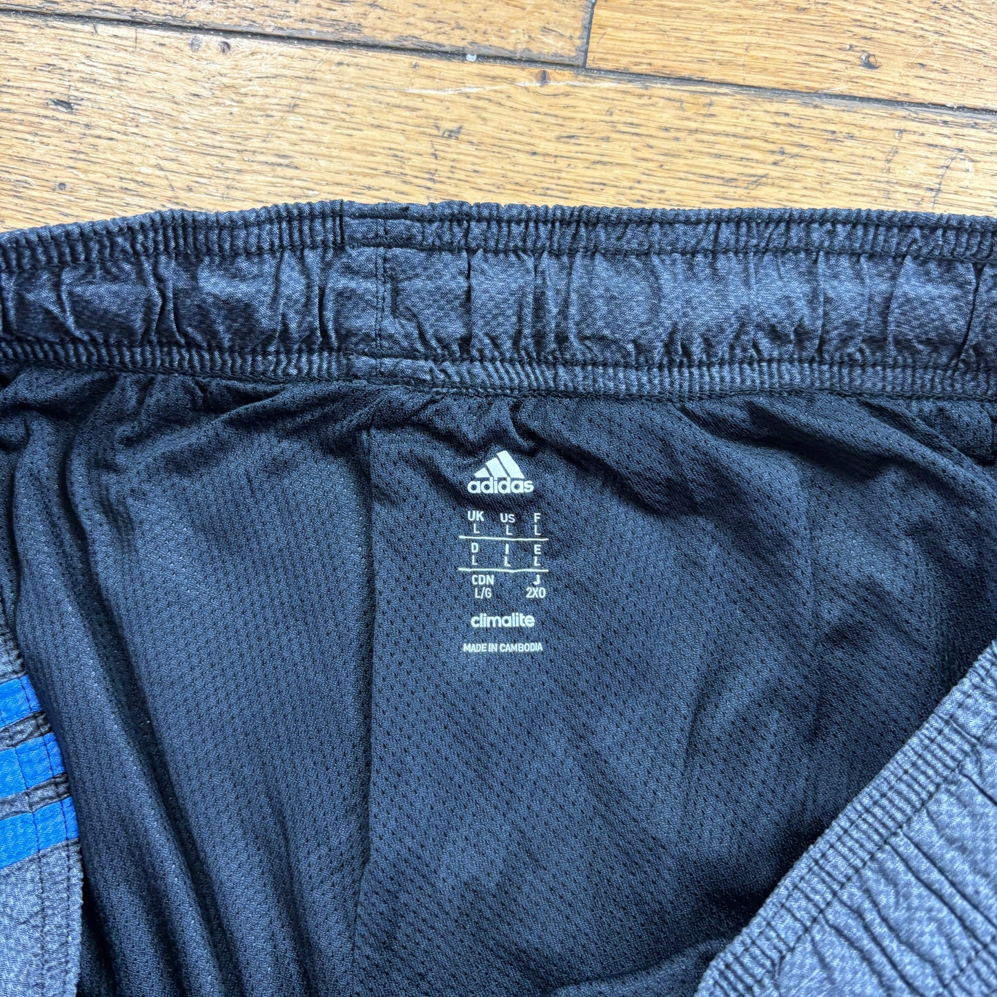 Vintage Adidas Grey Baggy Tracksuit Sweatpants Track Pants Bottoms - L