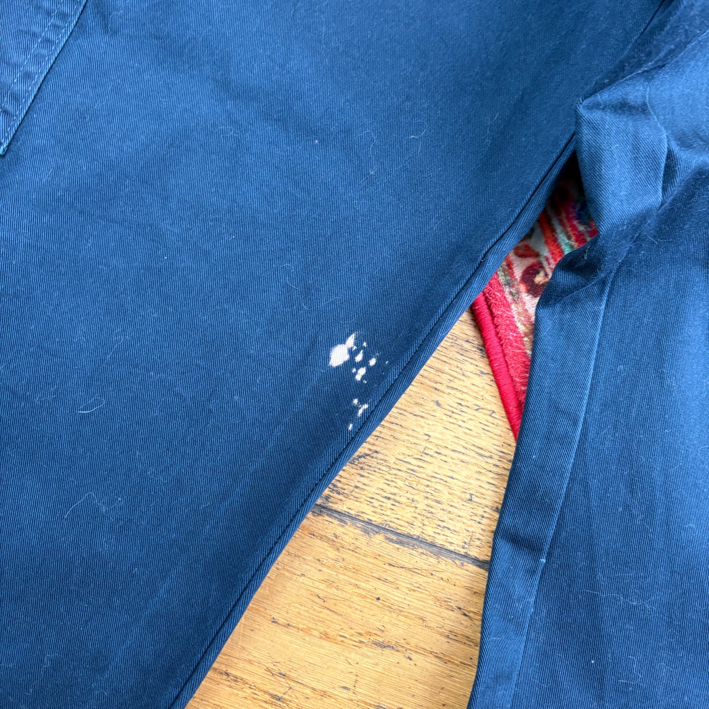 Vintage Dickies 874 Navy Baggy Skate Chino Cargo Trousers - 36