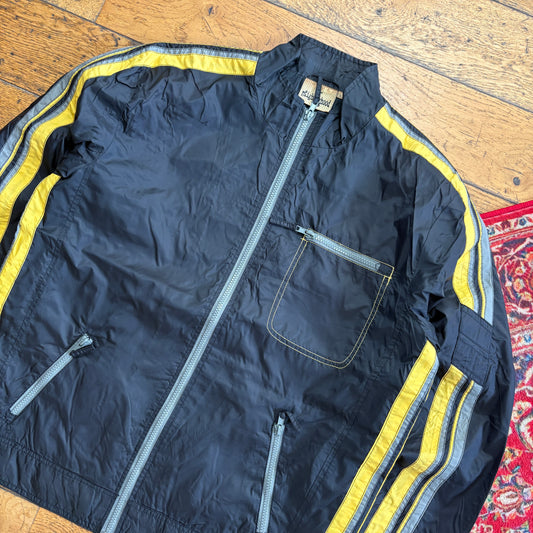 Vintage Neighbourhood Black Lightweight Nylon Jacket - L