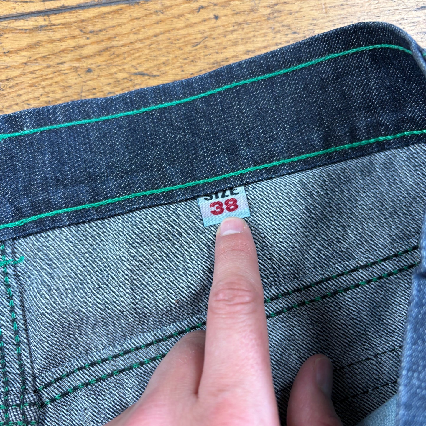 Vintage True Religion Blue Embroidered Y2K Shorts Jorts - 40