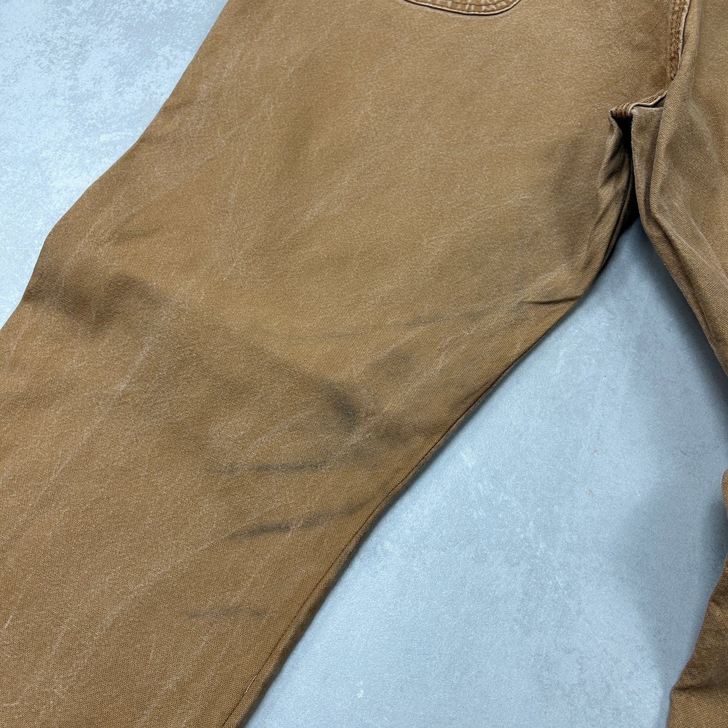Vintage Dickies Workwear Carpenter Baggy Brown Trousers - 42