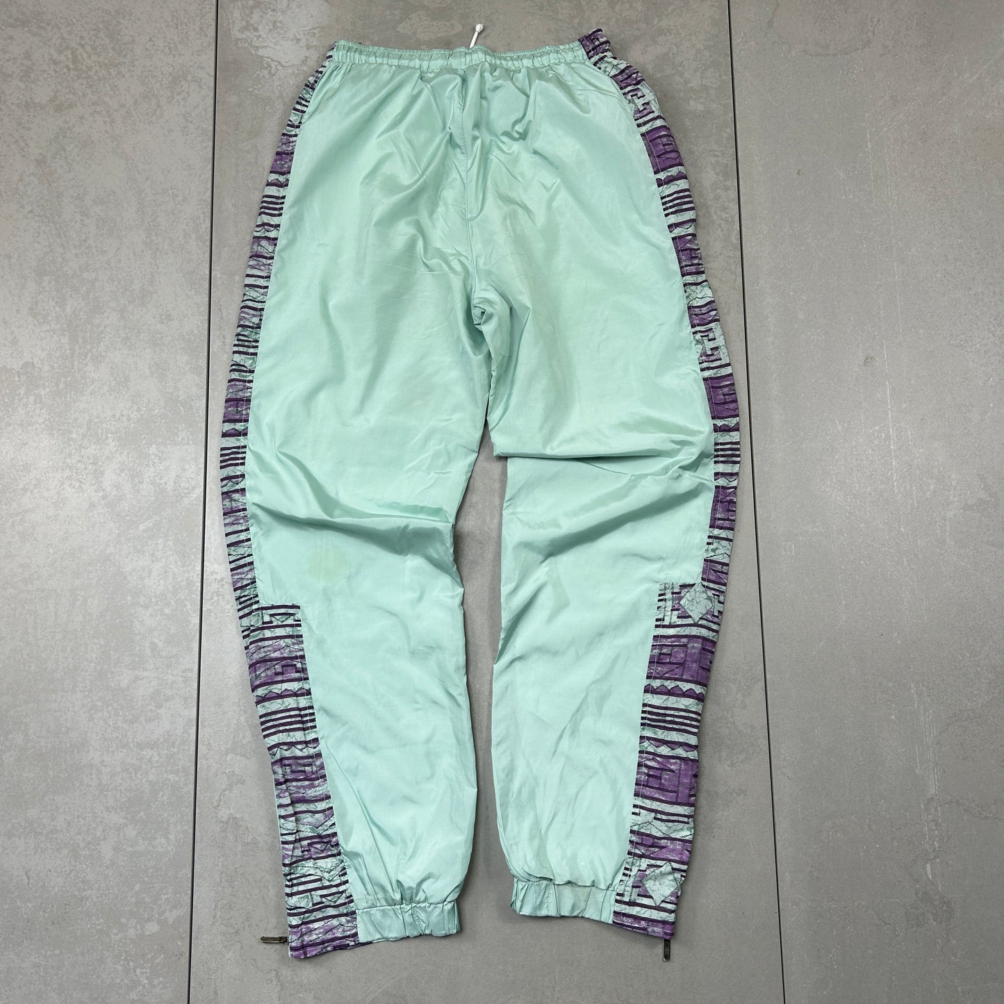 Vintage Ellesse Blue Baggy Tracksuit Sweatpants Track Pants Bottoms - XS