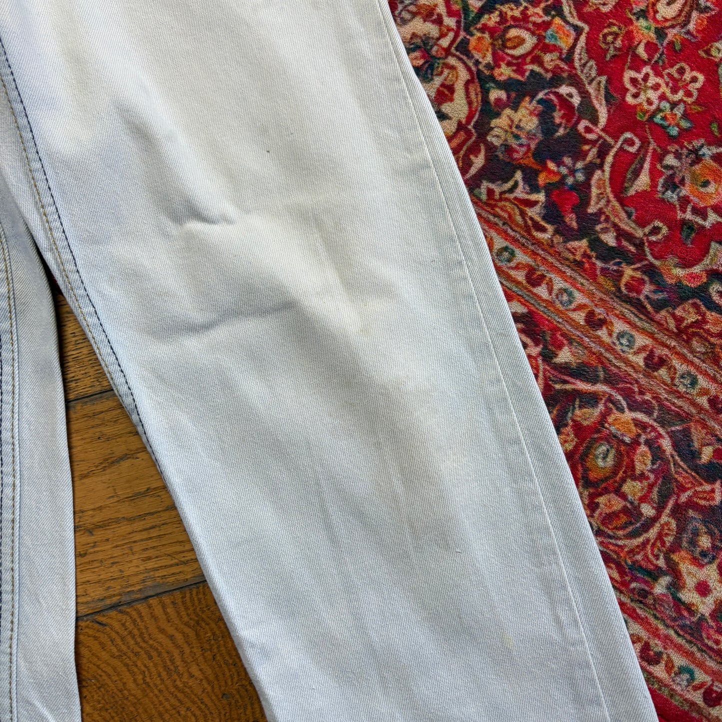 Vintage Levis 501 Straight Blue Denim Jeans - 30S