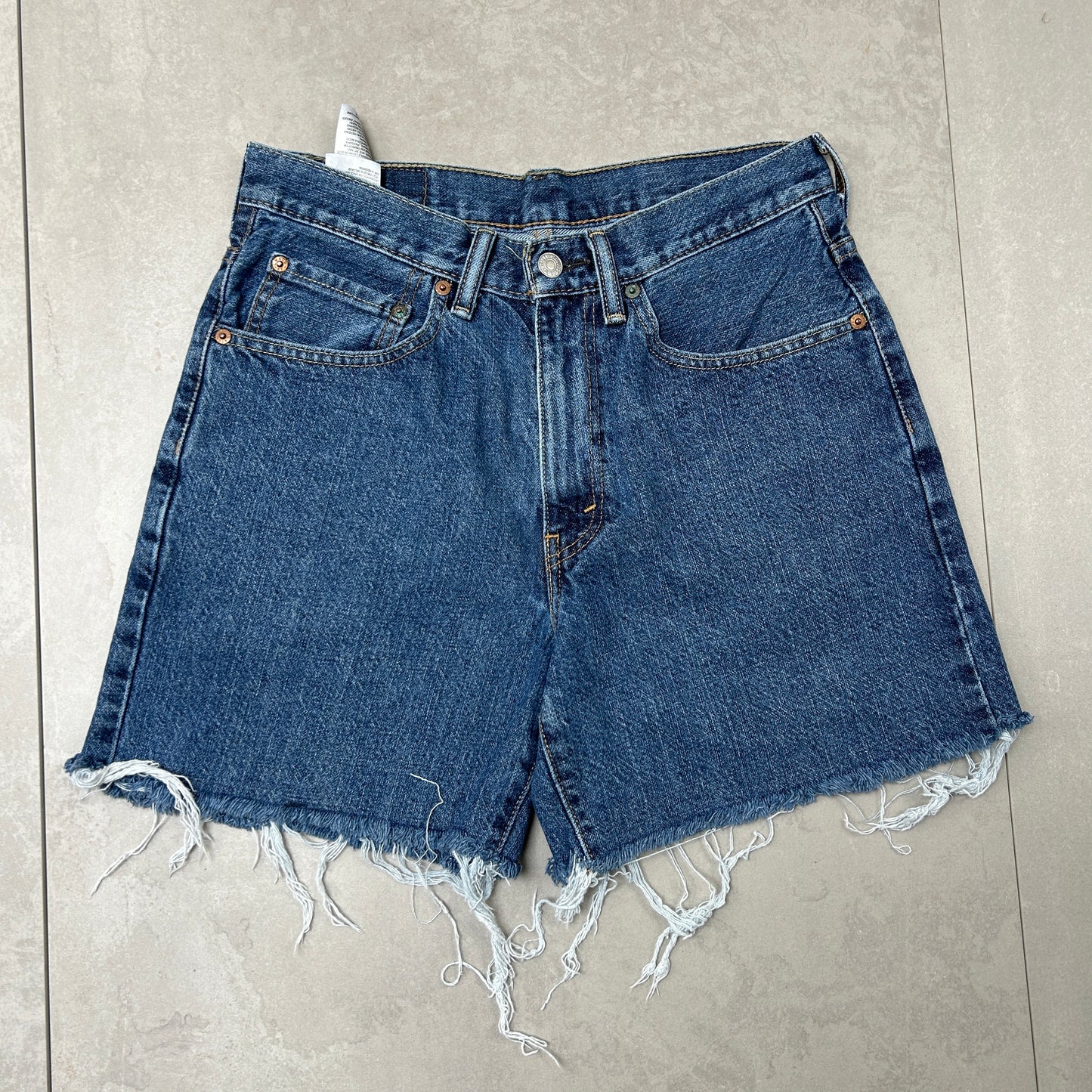 Vintage Levis 550 Baggy Denim Blue Shorts - 31