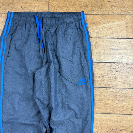 Vintage Adidas Grey Baggy Tracksuit Sweatpants Track Pants Bottoms - L