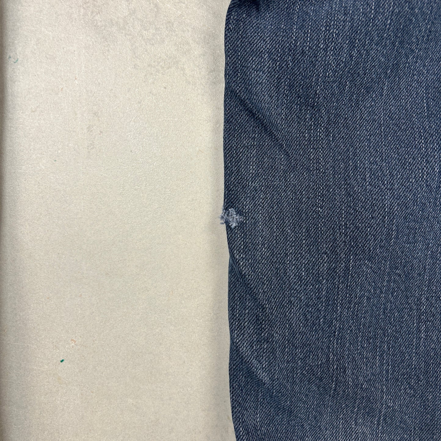 Vintage Wrangler Dark Blue Straight Denim Workwear Jeans - 42