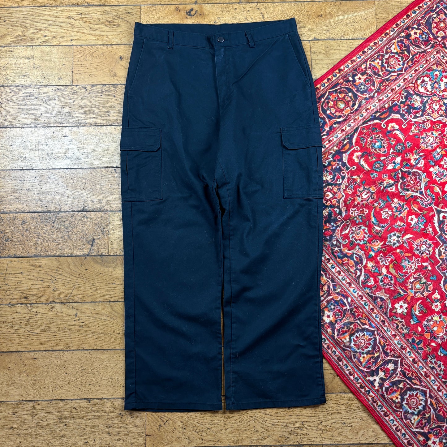 Vintage Dickies 874 Skate Black Trousers - 38