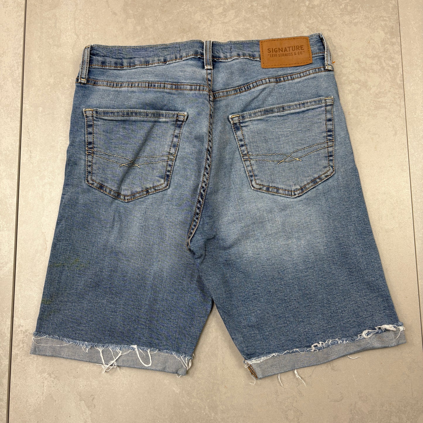 Vintage Levis Blue Denim Shorts - 30