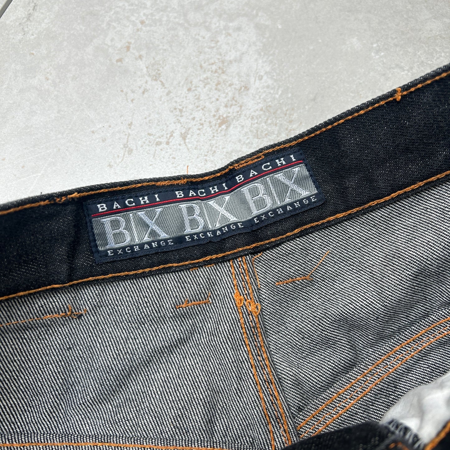 Vintage Embroidered Hip Hop Baggy Black Shorts Jorts - 32