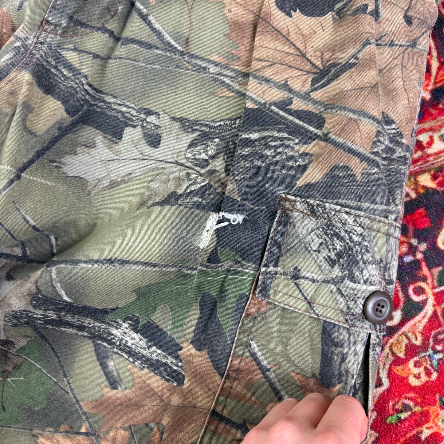 Vintage Real Tree Camo Green Hunting Workwear Trousers - 40