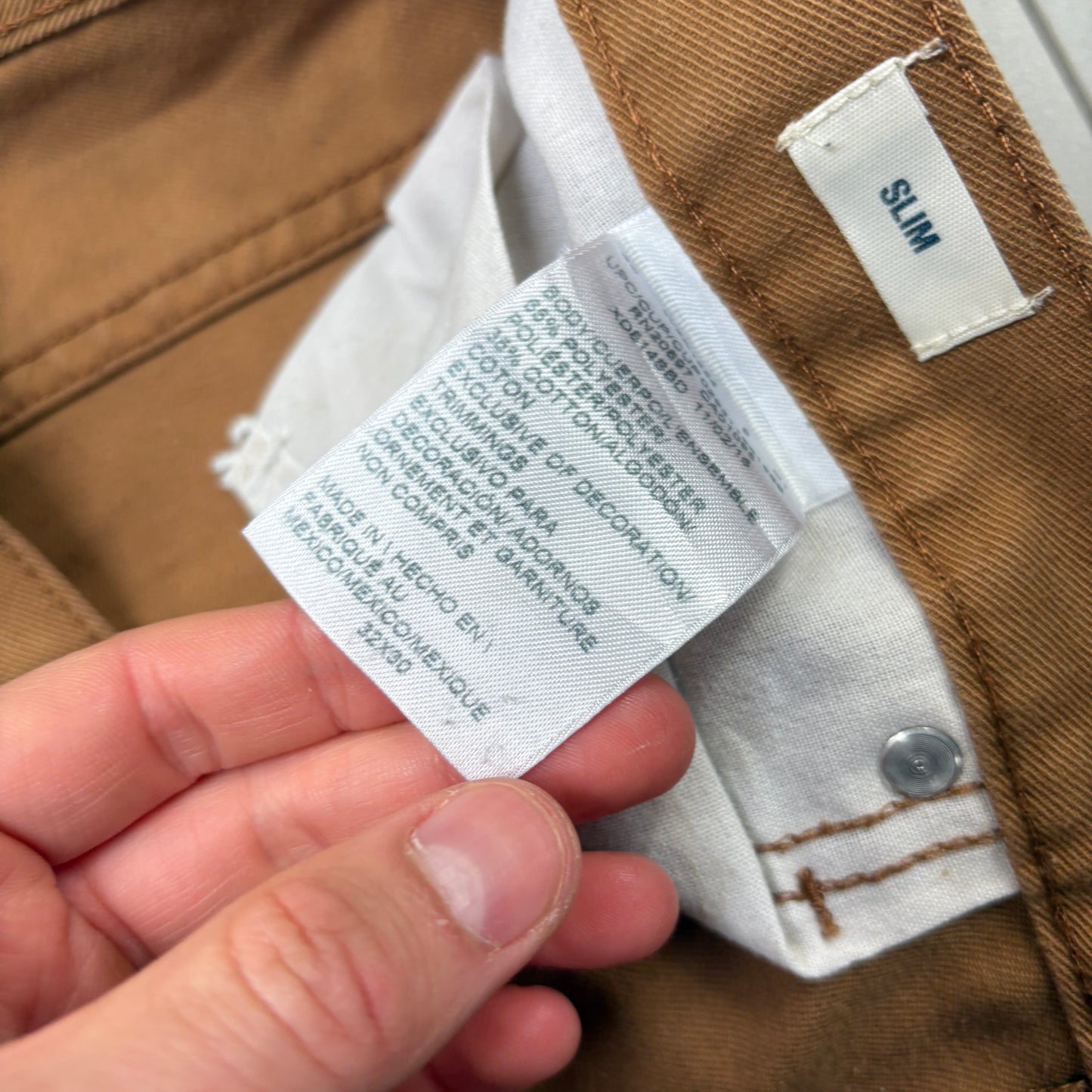 Vintage Dickies Workwear Brown Carpenter Trousers - 34