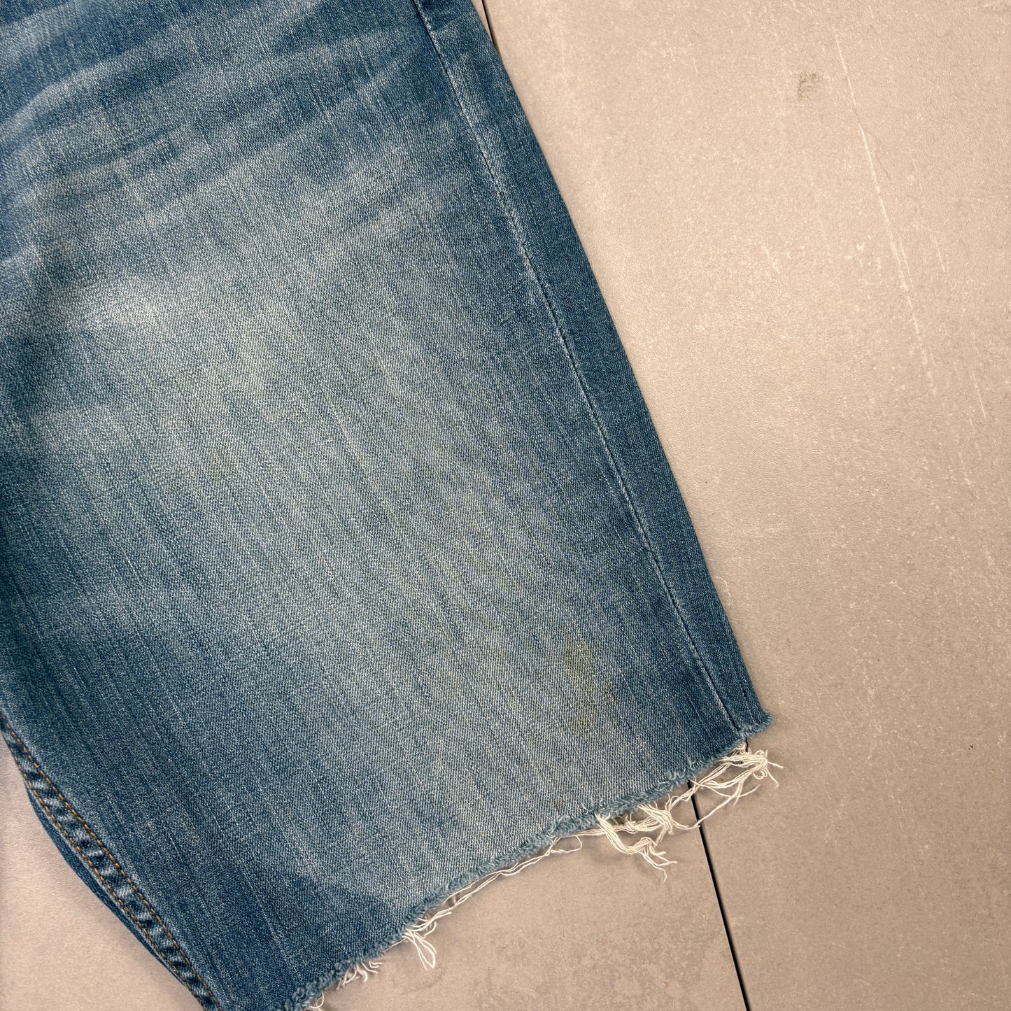 Vintage Levis Blue Denim Shorts - 38
