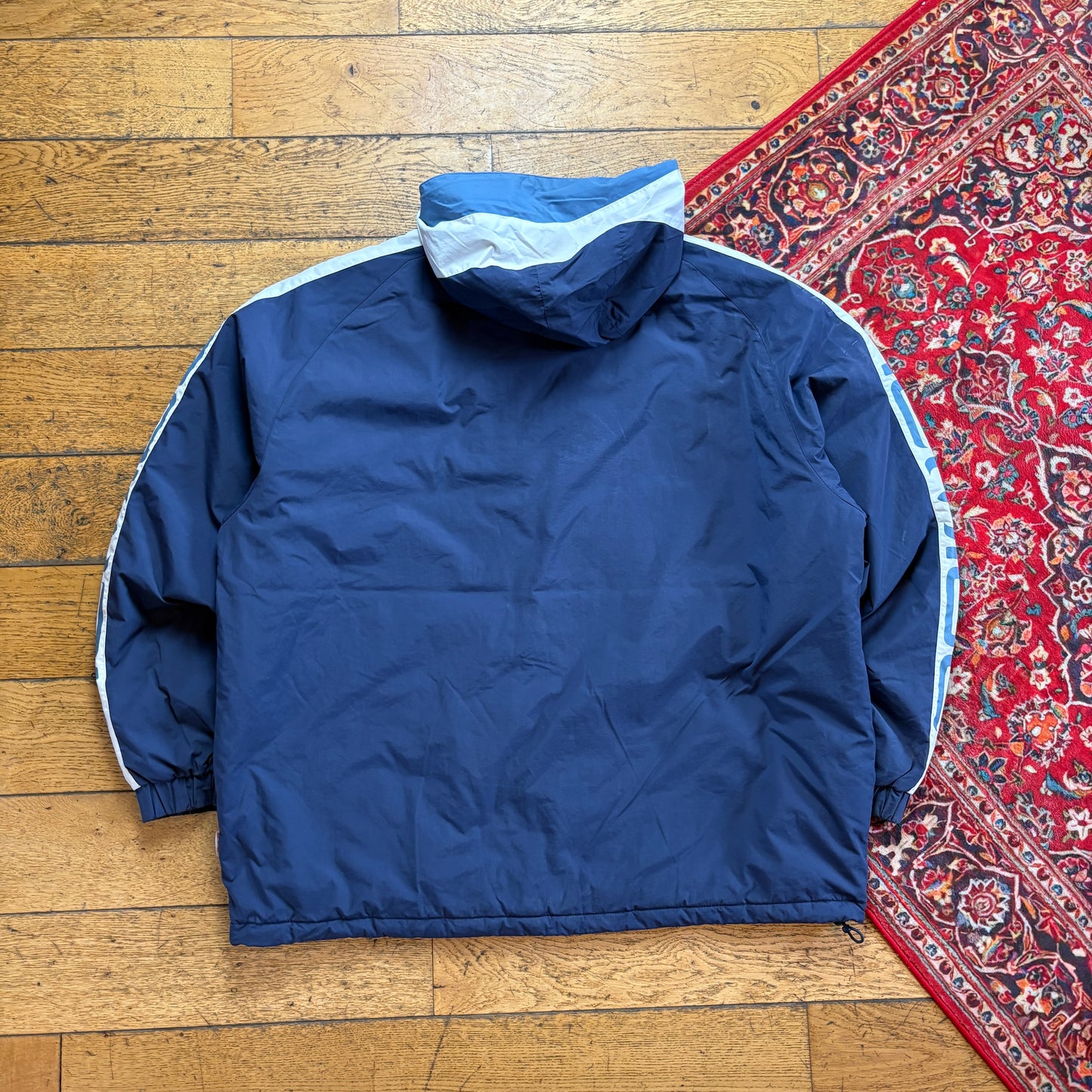 Vintage Animal Surfwear Navy Puffer Jacket Coat - 2XL