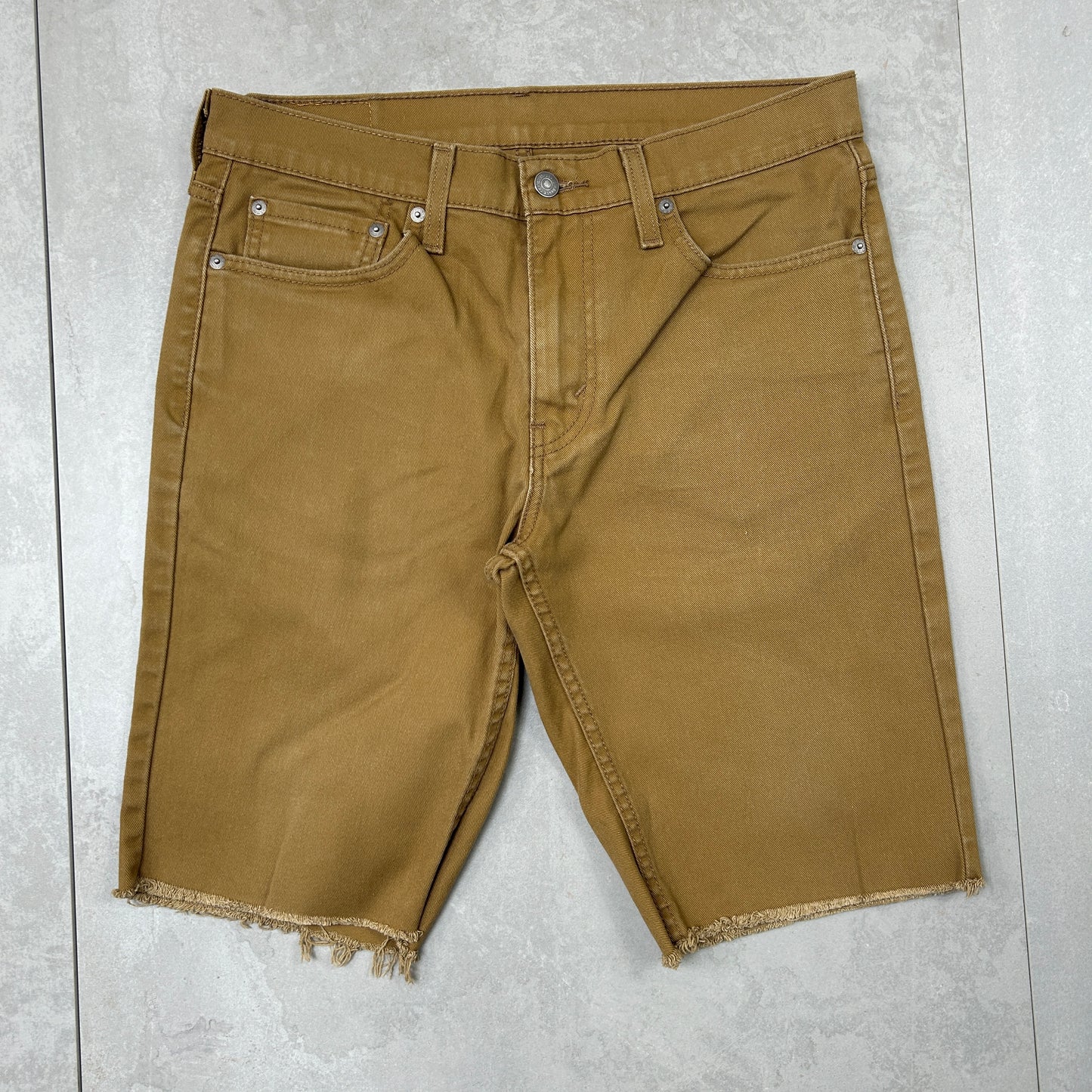 Vintage Levis 511 Brown Slim Shorts - 32
