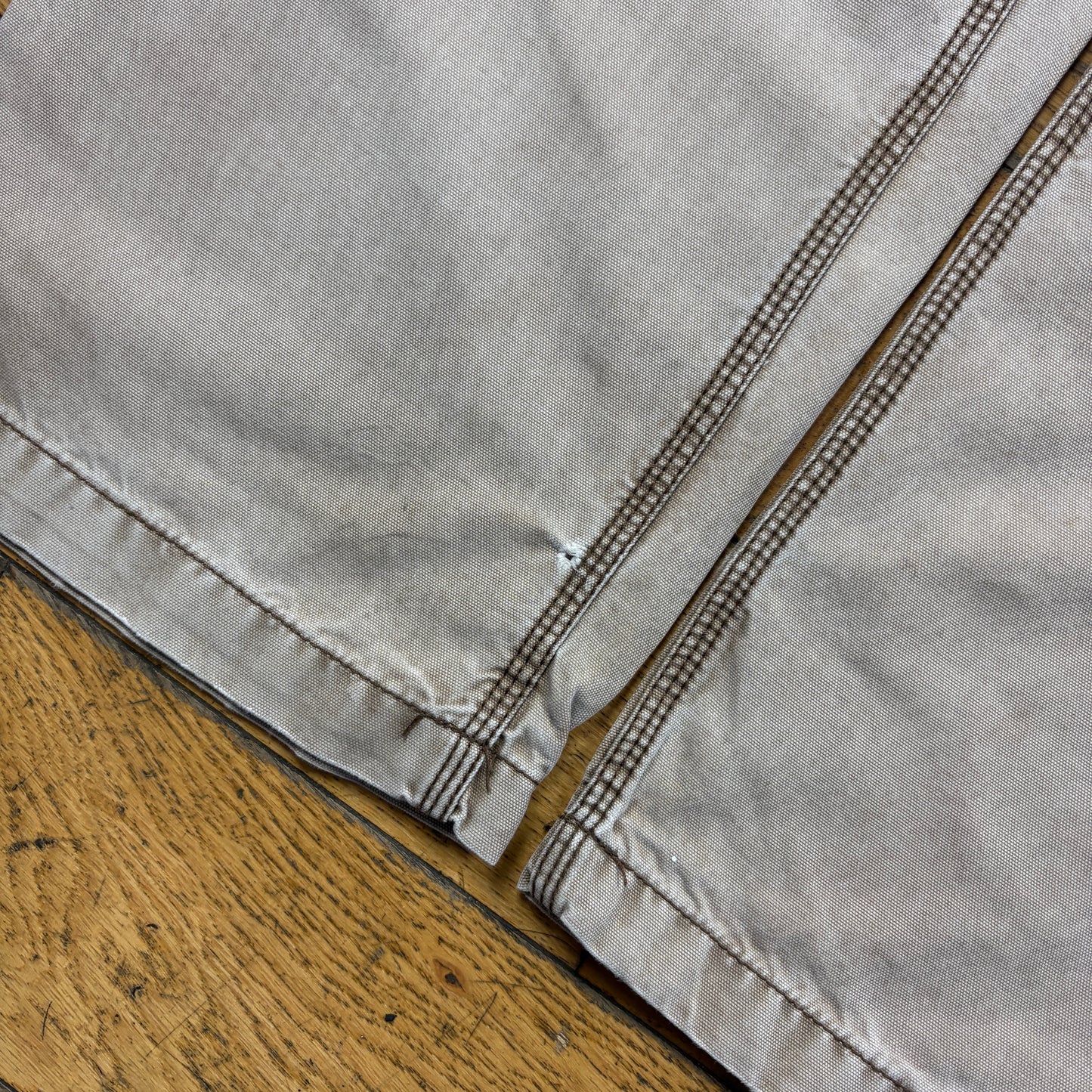 Vintage Carhartt Brown Cream Cargo Workwear Carpenter Baggy Trousers - 38