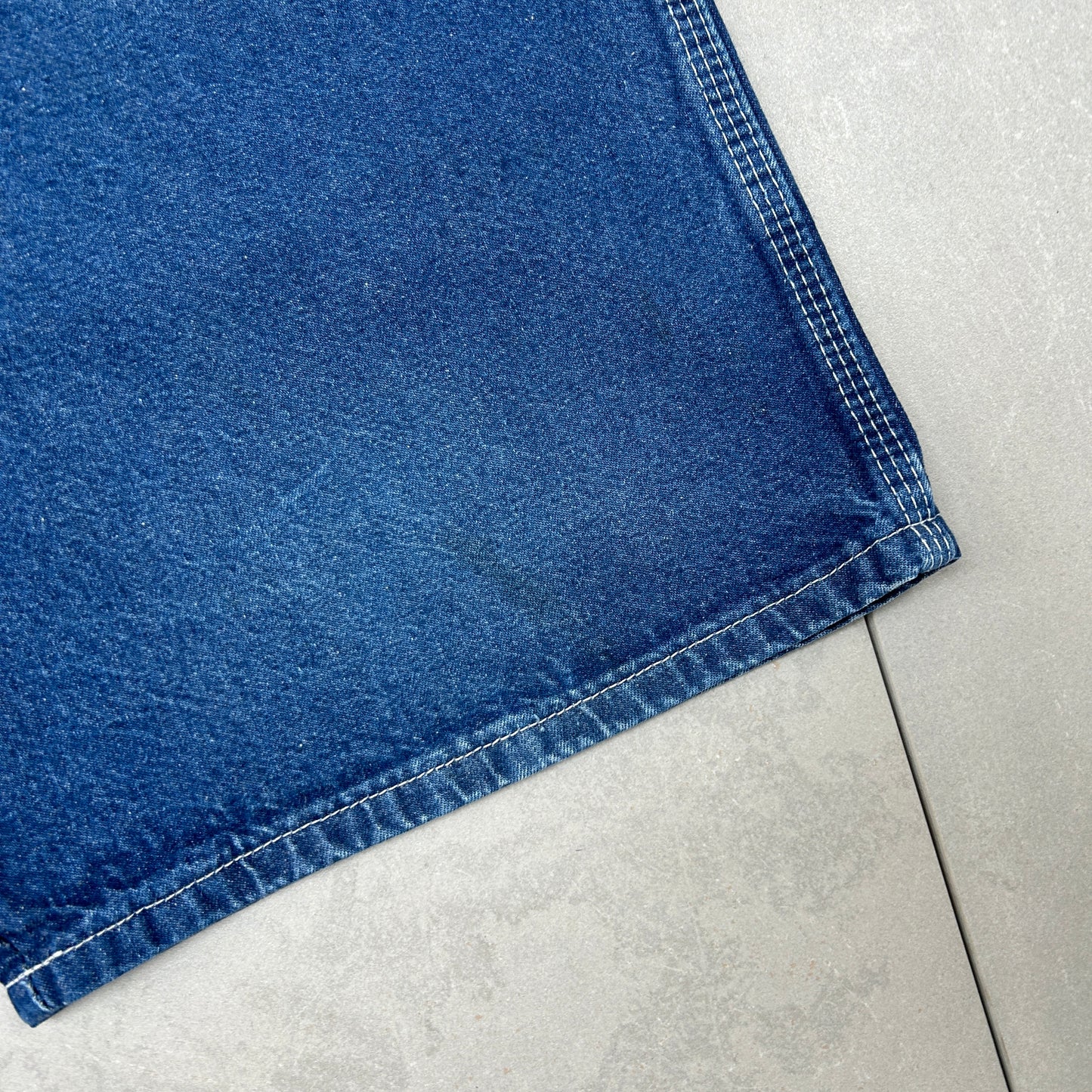 Vintage Dickies Workwear Carpenter Baggy Blue Shorts - 35