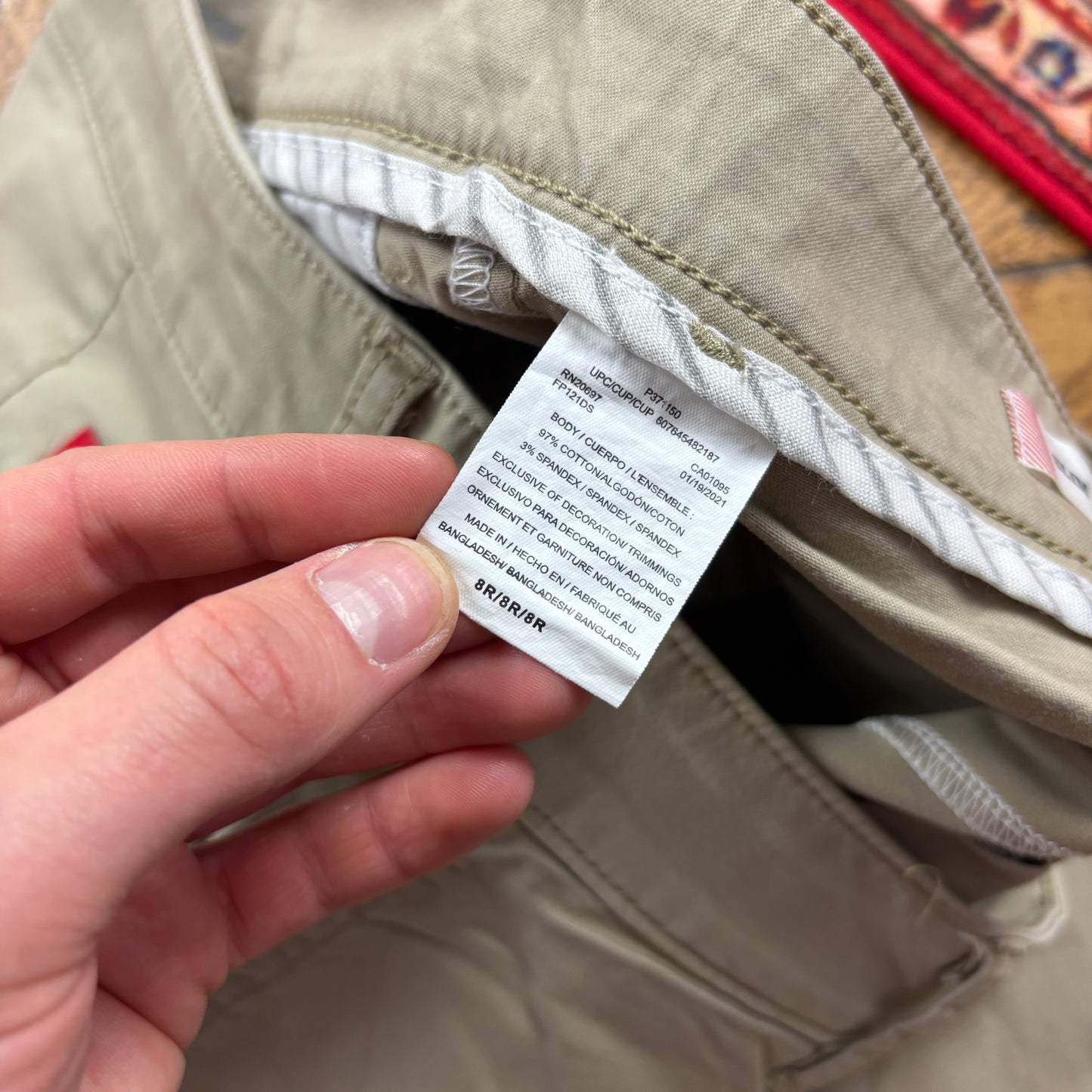 Vintage Womens Dickies 874 Skate Cream Trousers - Size 12