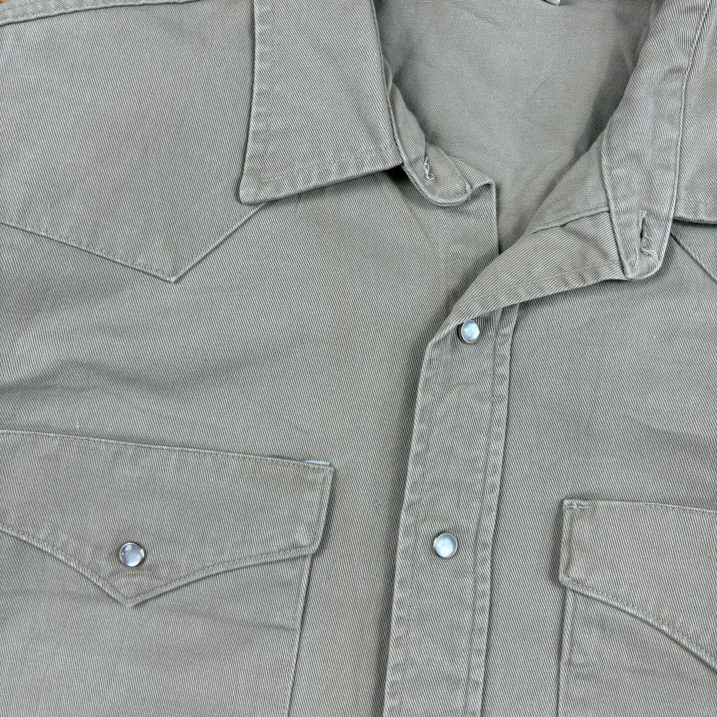Vintage Carhartt Cream Workwear Western Shirt - XL