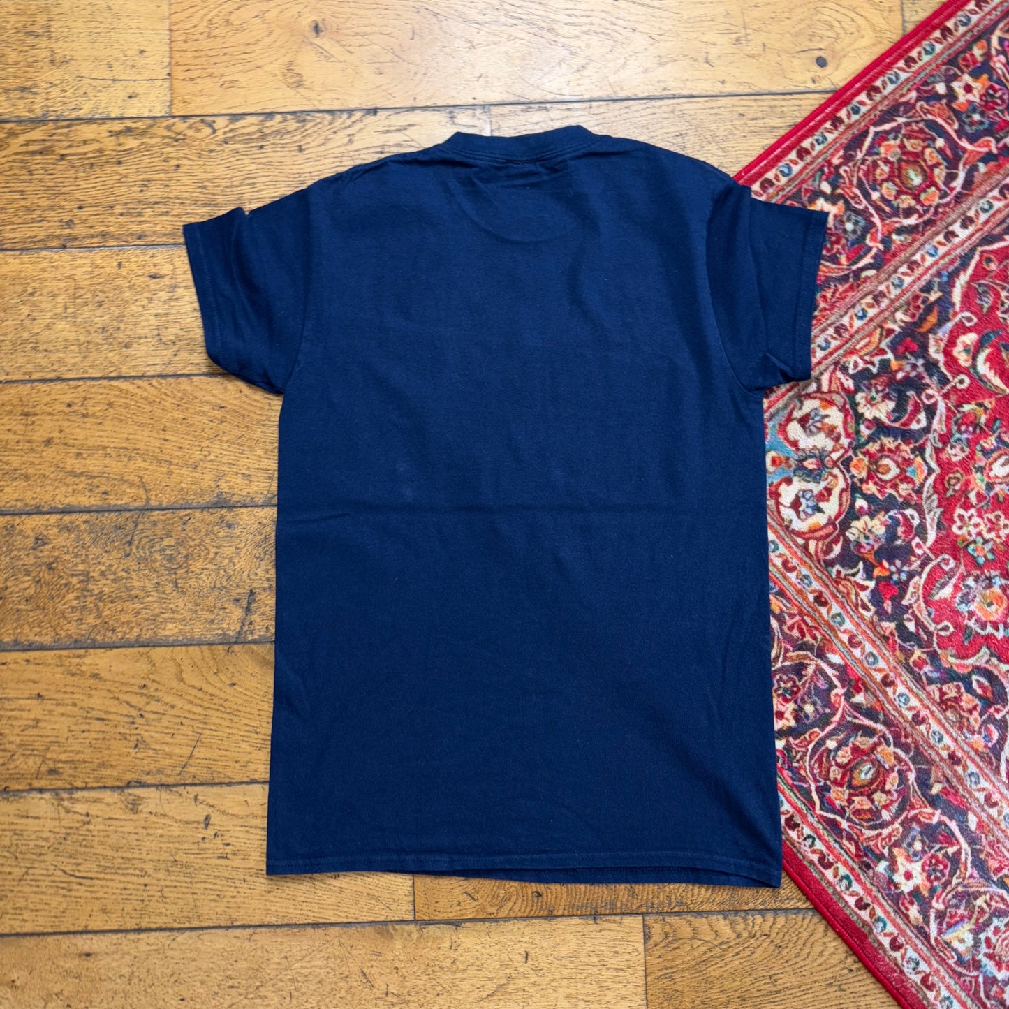 Vintage Thrasher Navy Skate Flames Womens Graphic T-Shirt - S