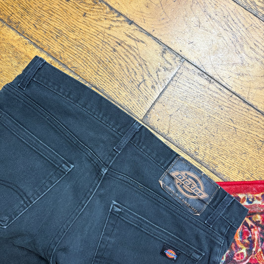 Vintage Dickies Workwear Carpenter Black Shorts - 32