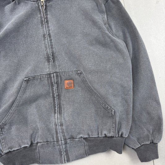 Vintage Carhartt Grey Active Workwear Jacket - M