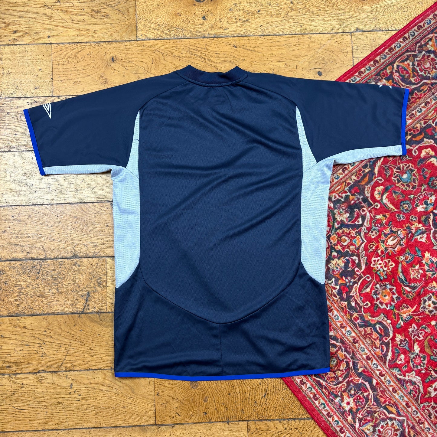 Vintage Umbro Navy Graphic T-Shirt - S